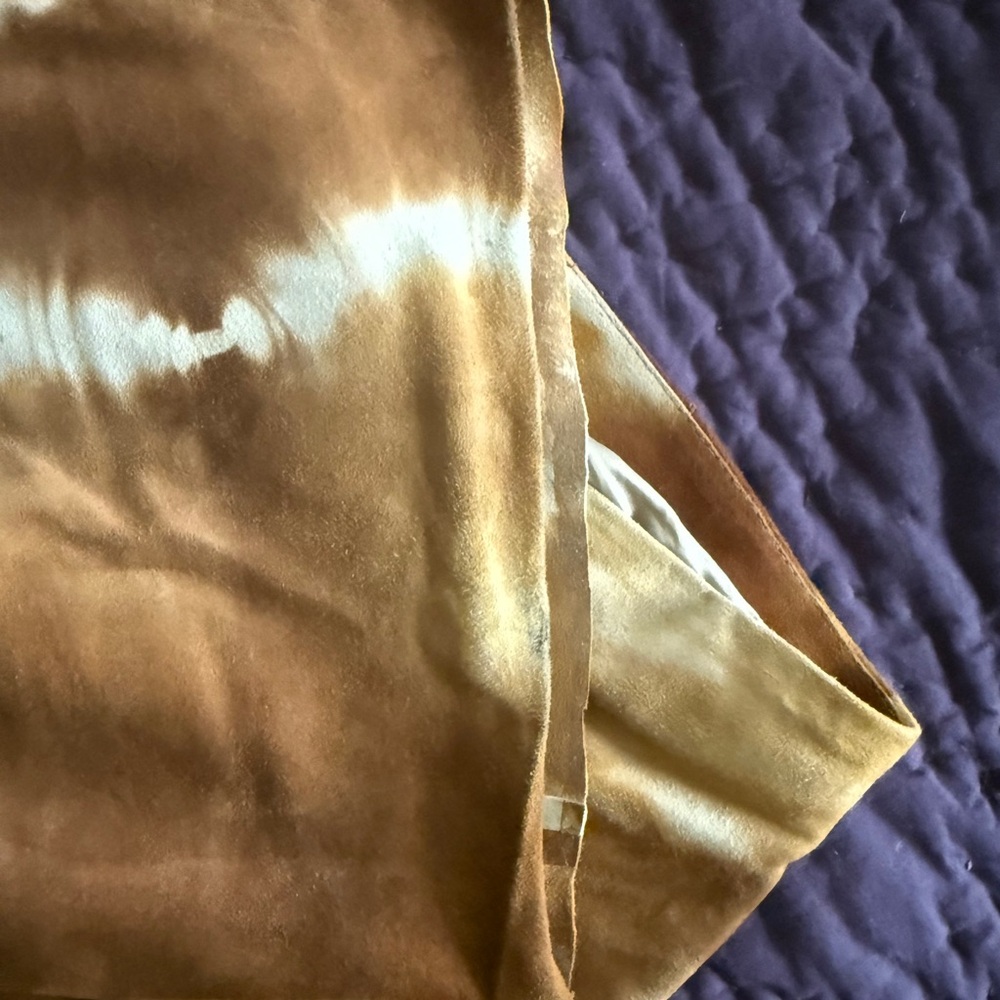 Gucci tie-dye suede pants with matching bikini top. Vintage - Picture 14 of 16
